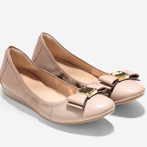 Cole Haan Tali Bow Ballet Flat Maple Sugar 7 1/2